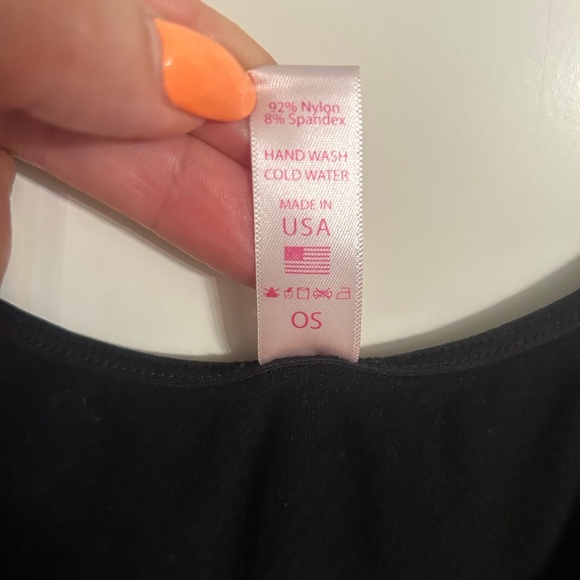 Luxe Junkie Black Body Con Tank Mini Dress. One Size. - Picture 4 of 4